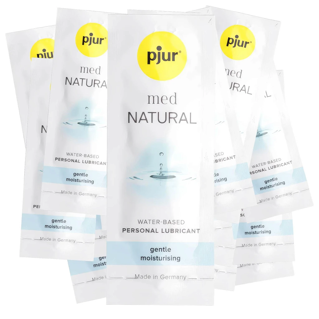 Lubrykant wodny Pjur med Natural – zestaw 50 po 2 ml