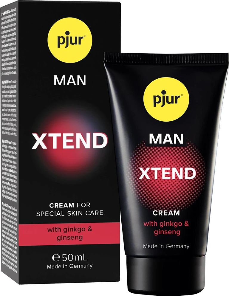 Krem dla mężczyzn Pjur MAN Xtend – ginkgo i żeń-szeń, 50 ml