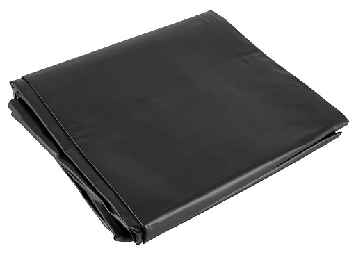 Prześcieradło winylowe – czarne, 200 x 230 cm, zmywalne — zdjęcie 2