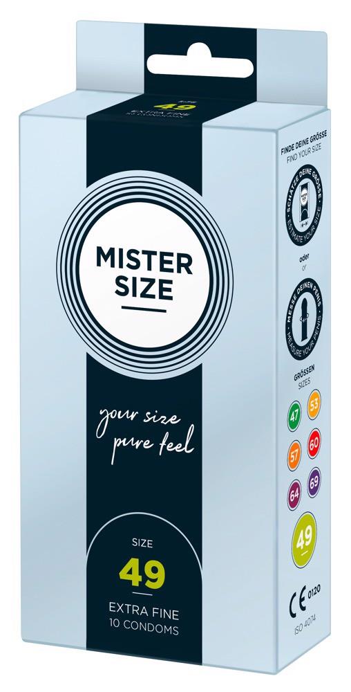 Prezerwatywy Mister Size 49 mm – cienkie 0,05 mm, 10 szt. — zdjęcie 2