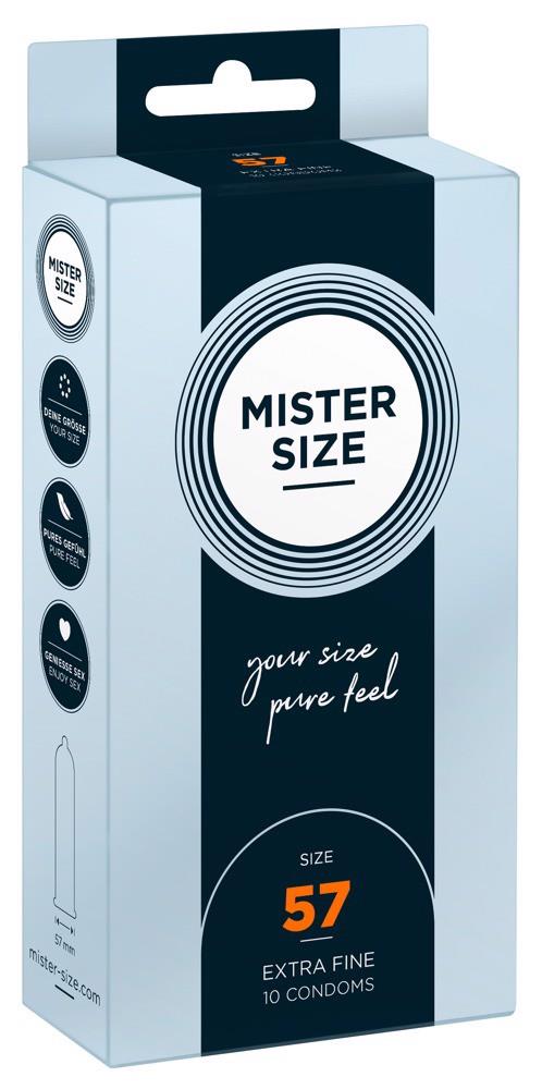 Prezerwatywy Mister Size 57 mm – cienkie 0,05 mm, 10 szt. — zdjęcie 1
