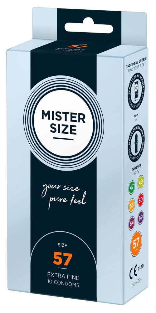 Prezerwatywy Mister Size 57 mm – cienkie 0,05 mm, 10 szt. — zdjęcie 2