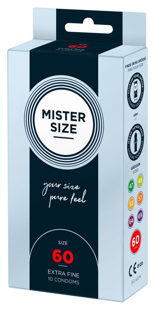 Prezerwatywy Mister Size 60 mm – cienkie 0,05 mm, 10 szt. — zdjęcie 2