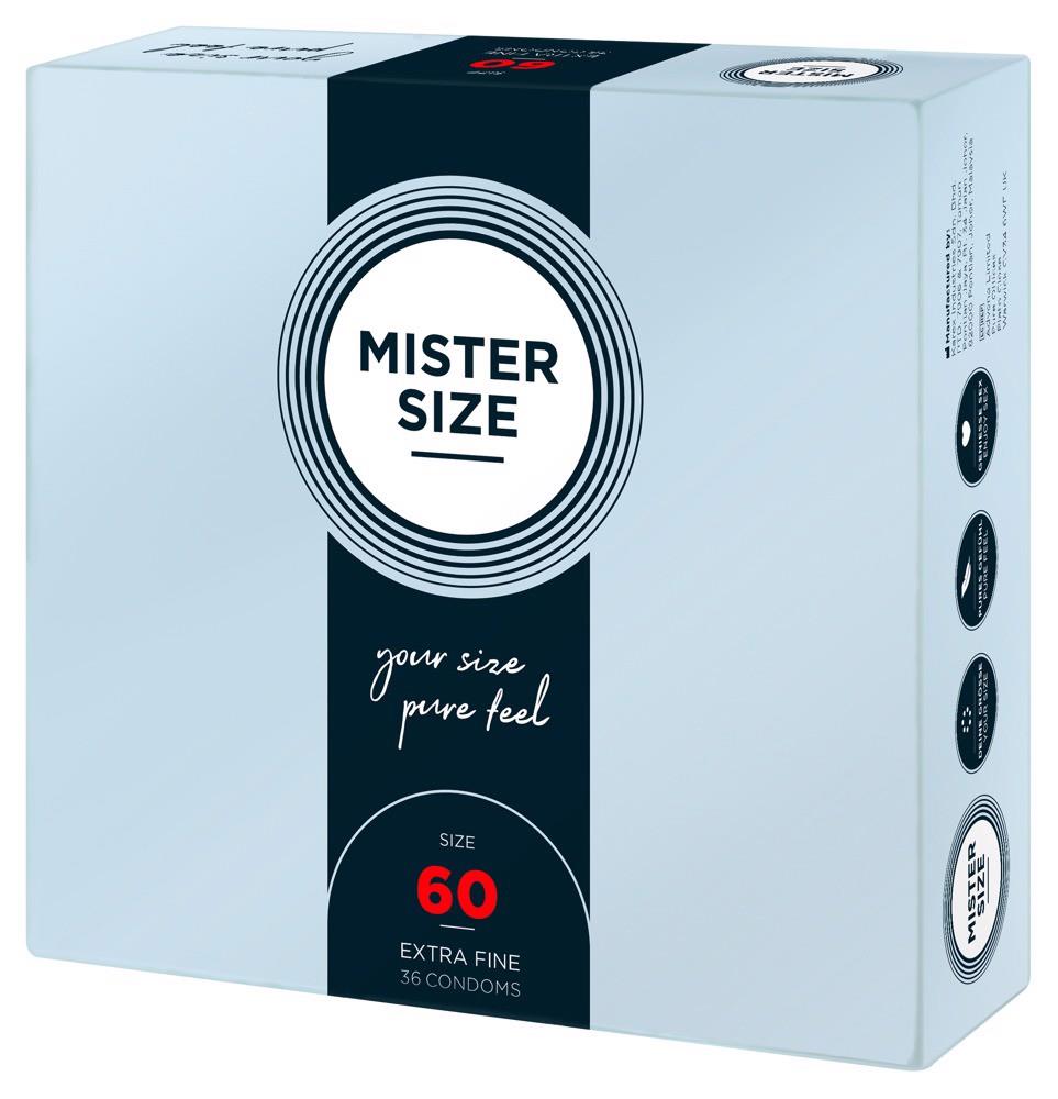 Prezerwatywy Mister Size 60 mm – cienkie 0,05 mm, 36 szt. — zdjęcie 2