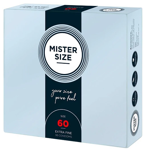 Prezerwatywy Mister Size 60 mm – cienkie 0,05 mm, 36 szt. — zdjęcie 2