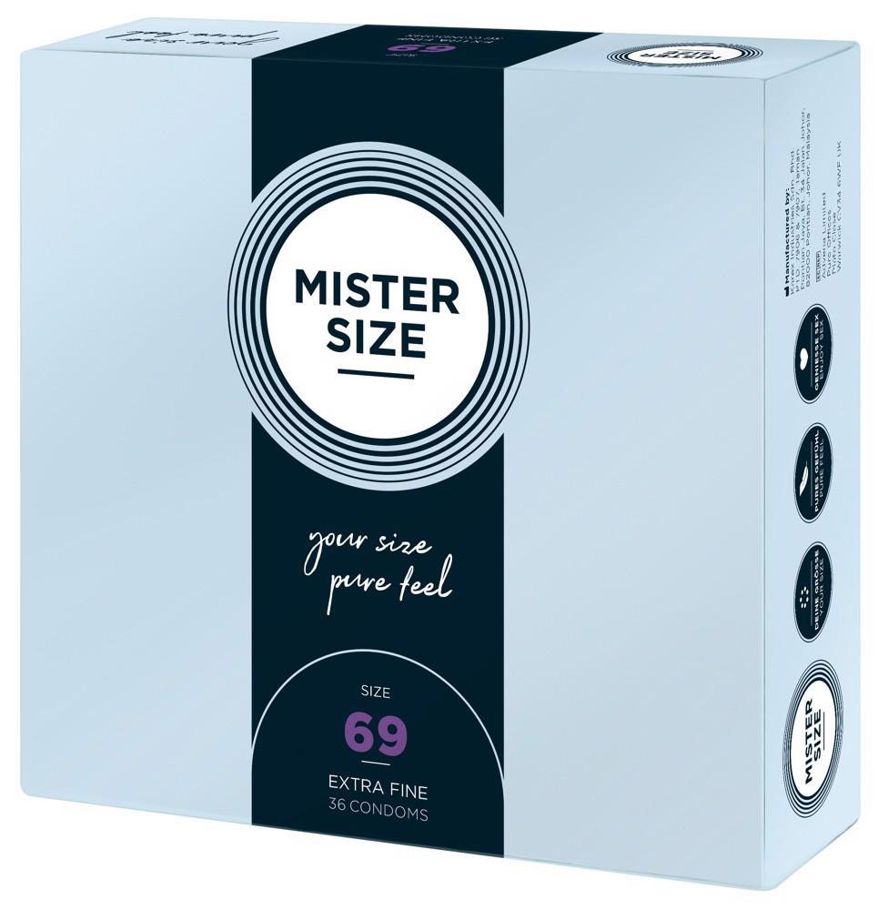 Prezerwatywy Mister Size 69 mm – cienkie 0,06 mm, 36 szt. — zdjęcie 2