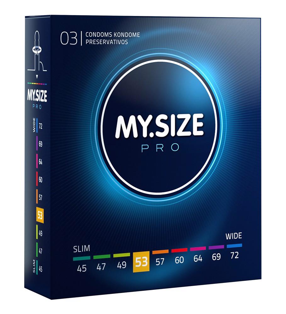 Prezerwatywy My.Size Pro 53 mm - 3 sztuki — zdjęcie 1