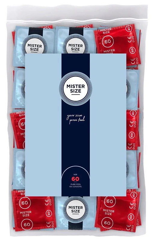 Prezerwatywy Mister Size 60 mm – cienkie 0,05 mm, 100 szt.