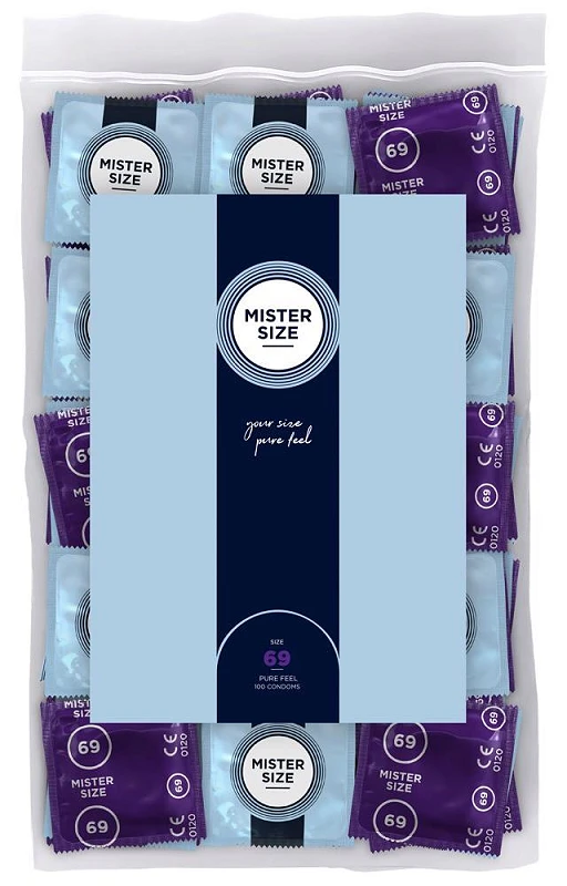 Prezerwatywy Mister Size 69 mm – cienkie 0,06 mm, 100 szt.