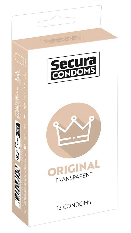 Prezerwatywy Original 12 sztuk - klasyczne, transparentne