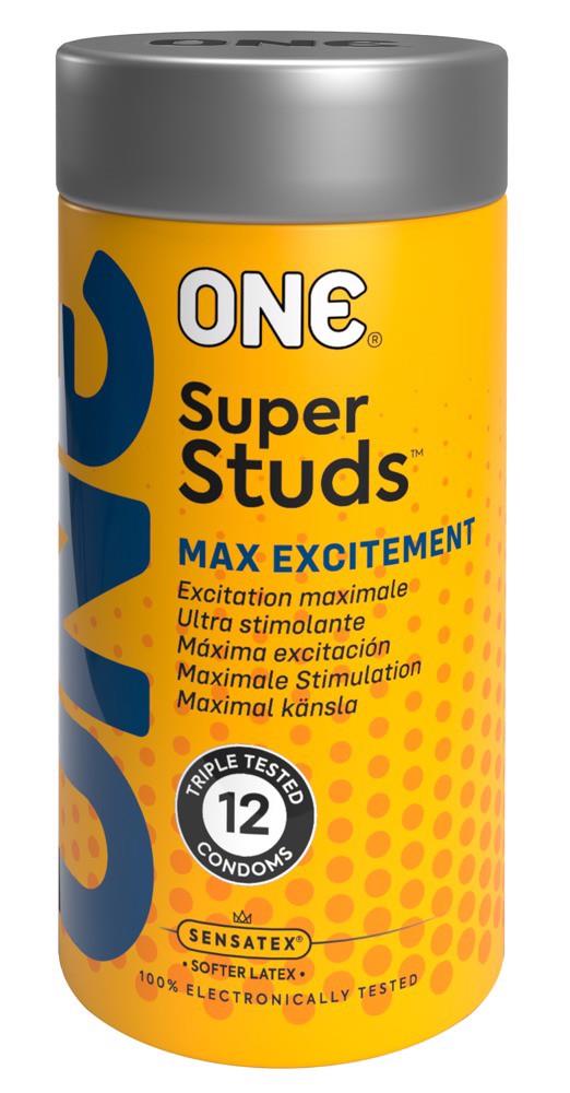 Prezerwatywy ONE Super Studs – wypustki, 12 szt. — zdjęcie 8