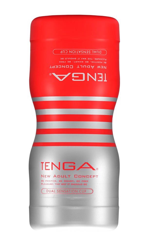 Masturbator Tenga Dual Sensation Cup – dwustronny, 15 cm — zdjęcie 2