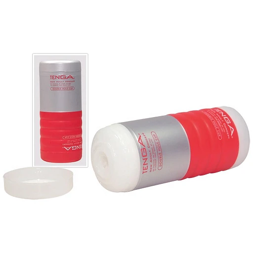 Masturbator Tenga Dual Sensation Cup – dwustronny, 15 cm — zdjęcie 3
