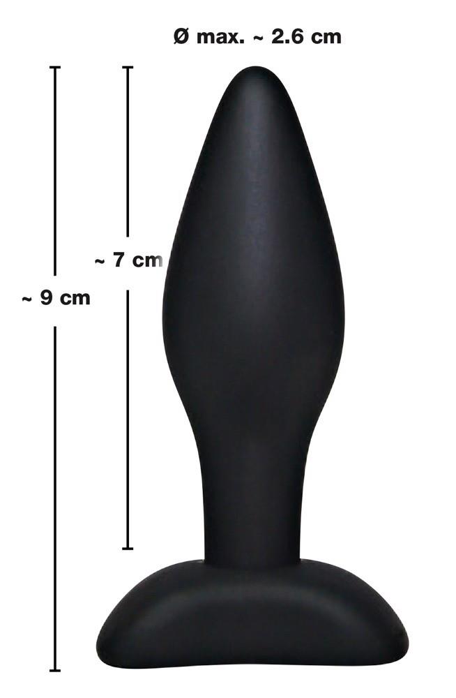 Korek analny Small - silikon, stopniowany — zdjęcie 3