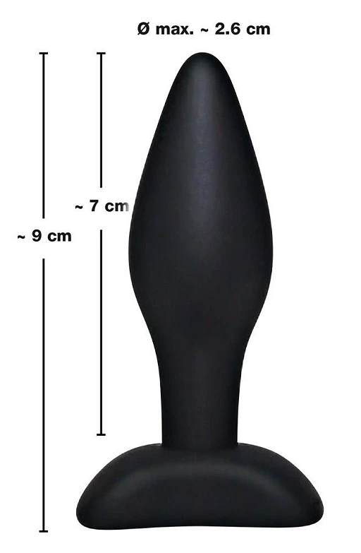 Korek analny Small - silikon, stopniowany — zdjęcie 3