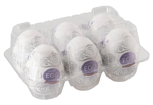 Masturbator jednorazowy Tenga Egg Cloudy – 6 szt. z lubrykantem — zdjęcie 4