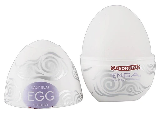 Masturbator jednorazowy Tenga Egg Cloudy – 6 szt. z lubrykantem — zdjęcie 2