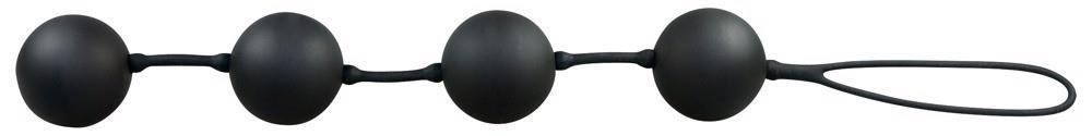 Kulki gejszy Velvet Black Balls - zestaw 4 szt. gładkie — zdjęcie 3