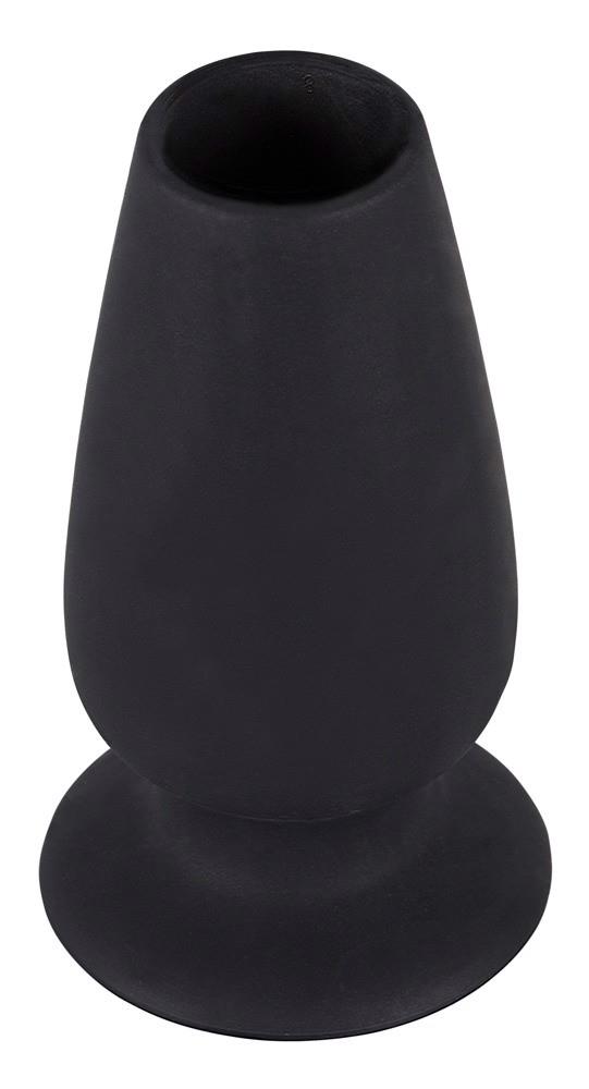 Korek analny Lust Tunnel M – pusty w środku, silikon, 10 cm — zdjęcie 1