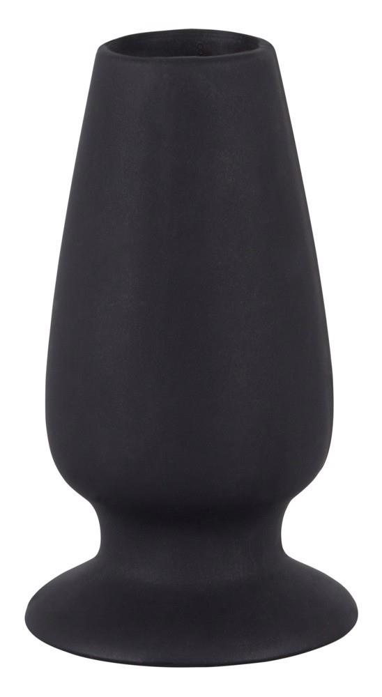 Korek analny Lust Tunnel M – pusty w środku, silikon, 10 cm — zdjęcie 4