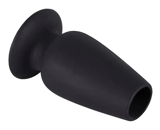 Korek analny Lust Tunnel M – pusty w środku, silikon, 10 cm — zdjęcie 2