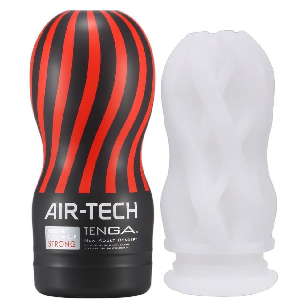 Masturbator Air Tech Strong – podciśnienie, wielorazowy — zdjęcie 1
