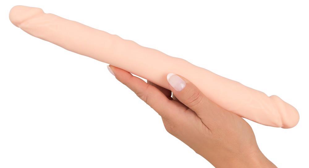 Podwójne dildo Double Dong – 30,5 cm, silikon — zdjęcie 4