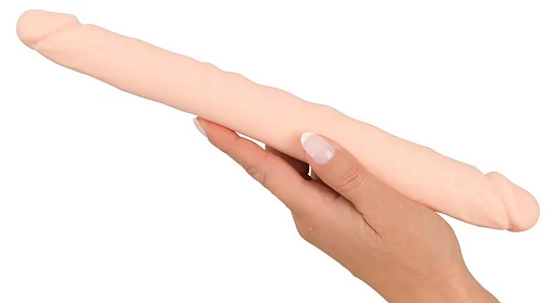Podwójne dildo Double Dong – 30,5 cm, silikon — zdjęcie 5