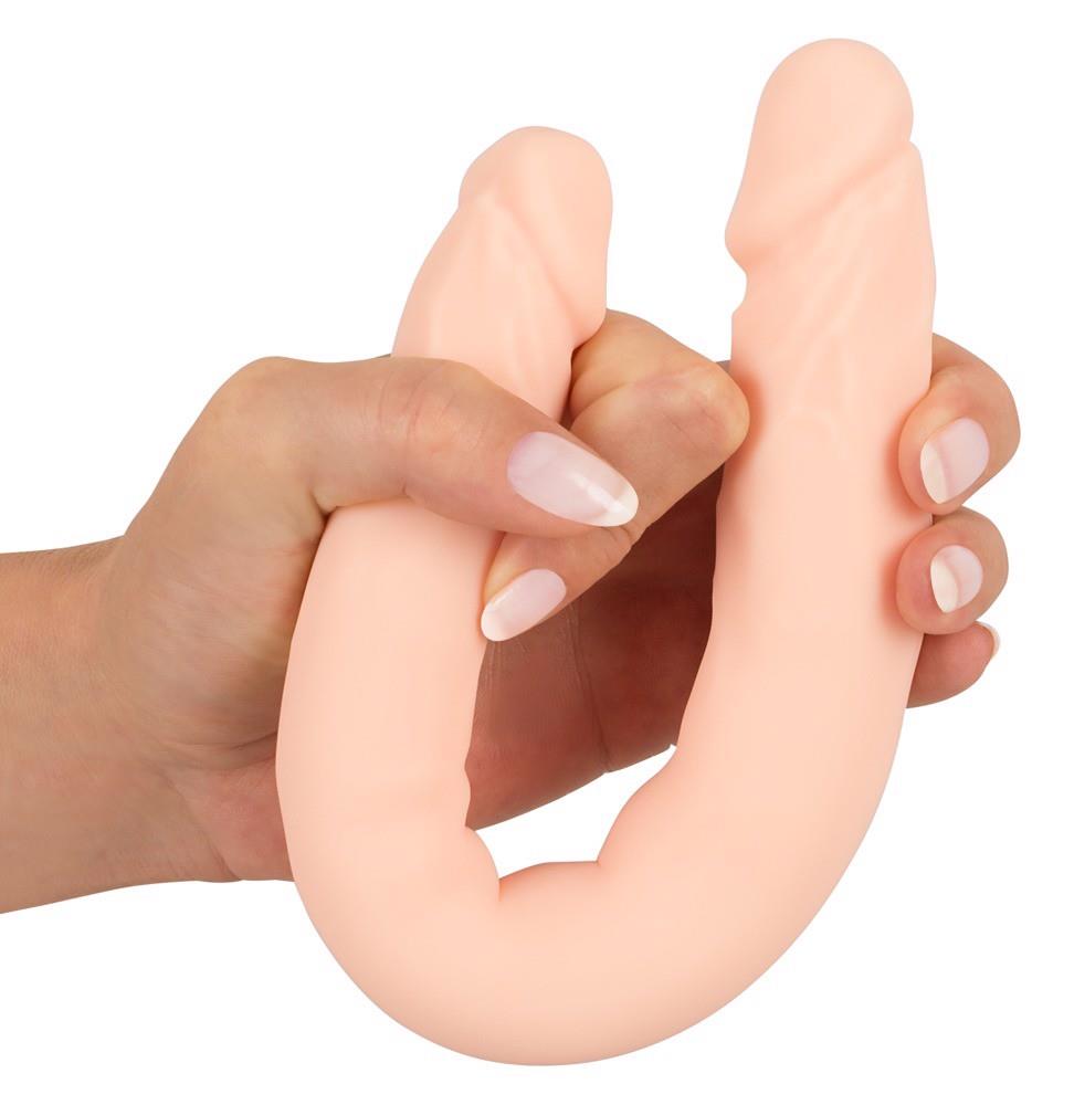 Podwójne dildo Double Dong – 30,5 cm, silikon — zdjęcie 6