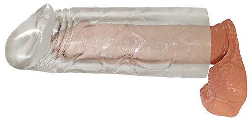 Nakładka Mega Dick Sleeve - TPE transparentna — zdjęcie 3