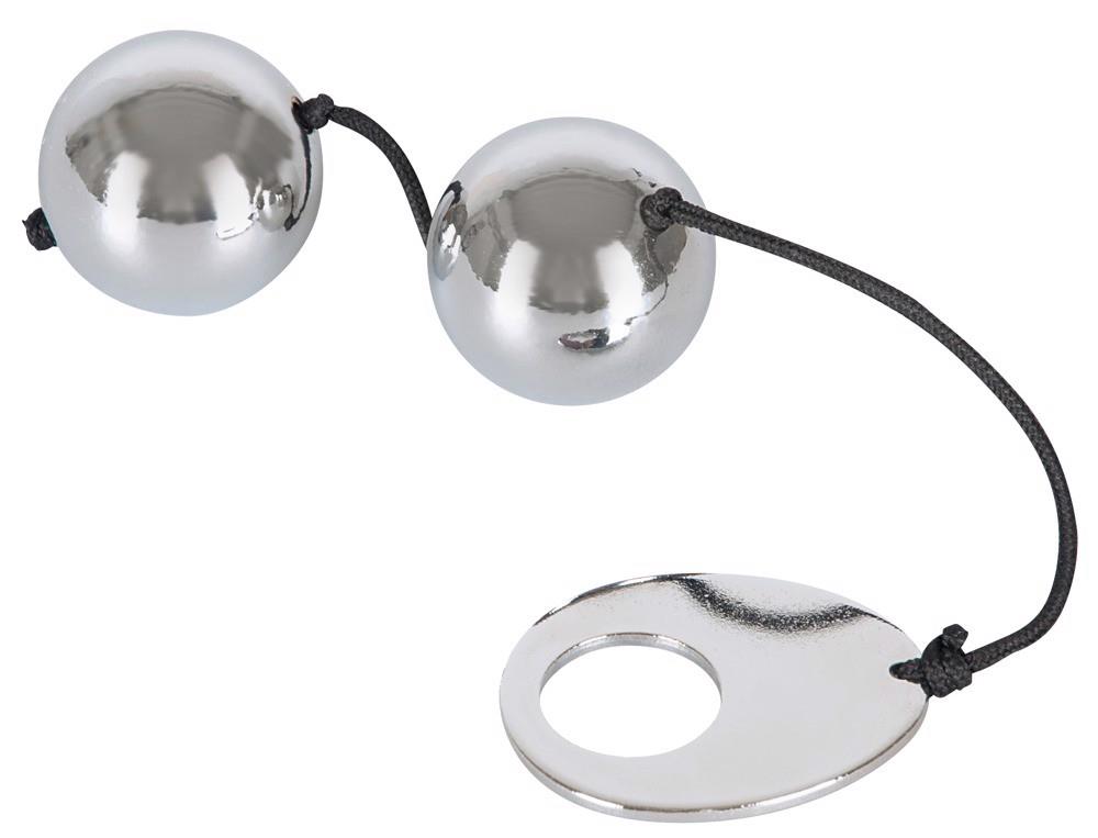Kulki gejszy Metal Love Balls - 2 szt. stal — zdjęcie 1