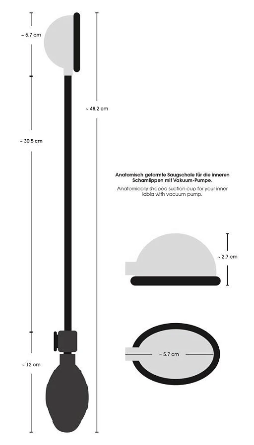 Pompka próżniowa Pussy Sucker Mini - silikon, ABS — zdjęcie 4