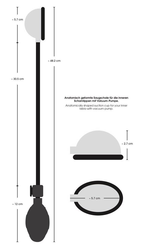 Pompka próżniowa Pussy Sucker Mini - silikon, ABS — zdjęcie 5