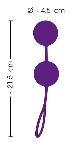 Kulki gejszy XXL Balls - silikon, 2 szt. — zdjęcie 5