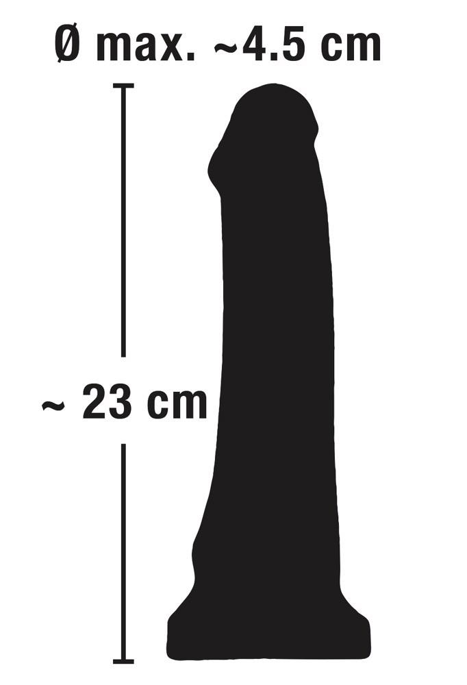 Dildo European Lover – 23 cm, realistyczne z przyssawką — zdjęcie 6