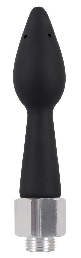 Prysznic analny 2 w 1 - silikonowy korek, 5 otworów, 16 cm — zdjęcie 2