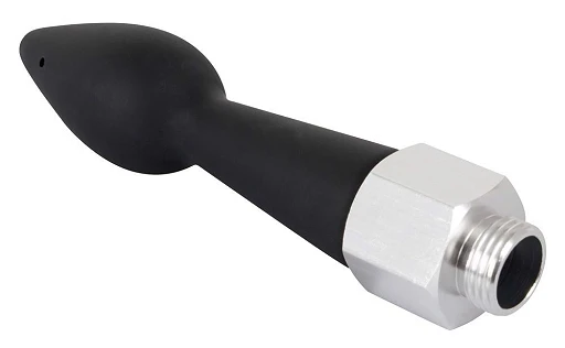 Prysznic analny 2 w 1 - silikonowy korek, 5 otworów, 16 cm