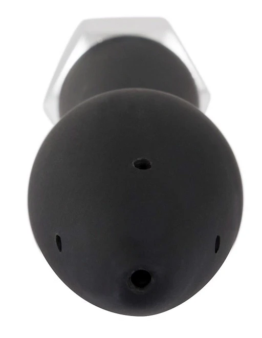 Prysznic analny 2 w 1 - silikonowy korek, 5 otworów, 16 cm — zdjęcie 4