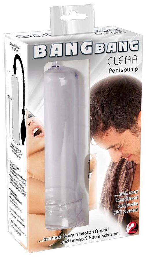 Pompka próżniowa Clear - przezroczysty cylinder