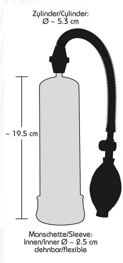 Pompka próżniowa Clear - przezroczysty cylinder — zdjęcie 7