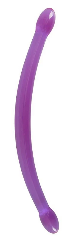 Podwójne dildo Candy Flexy Lover – 44 cm, elastyczne — zdjęcie 3