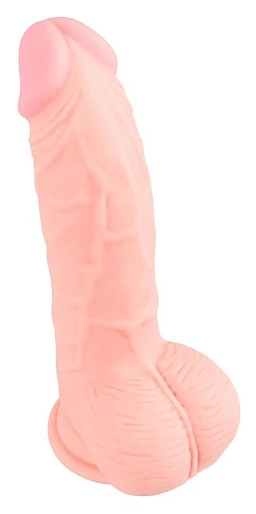 Dildo 20 cm – silikonowe, realistyczne, z przyssawką — zdjęcie 3
