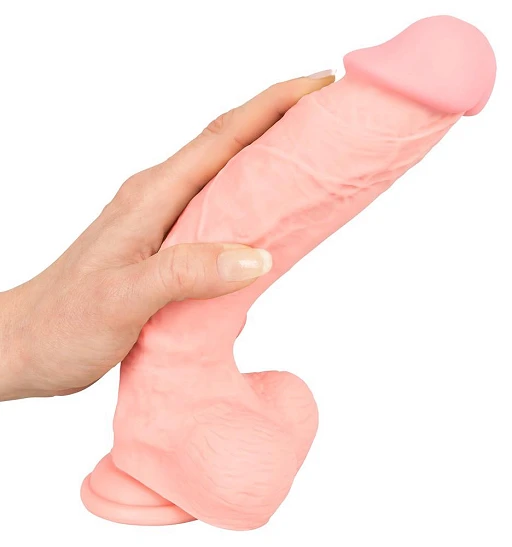 Dildo 24 cm – silikon medyczny, realistyczne, z przyssawką — zdjęcie 7