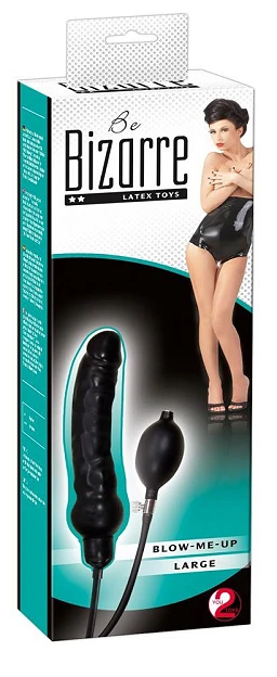 Dildo Blow Me Up – nadmuchiwane, lateksowe, 25 cm