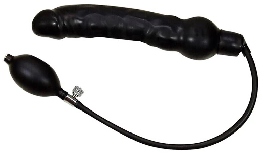 Dildo Blow Me Up – nadmuchiwane, lateksowe, 25 cm — zdjęcie 2