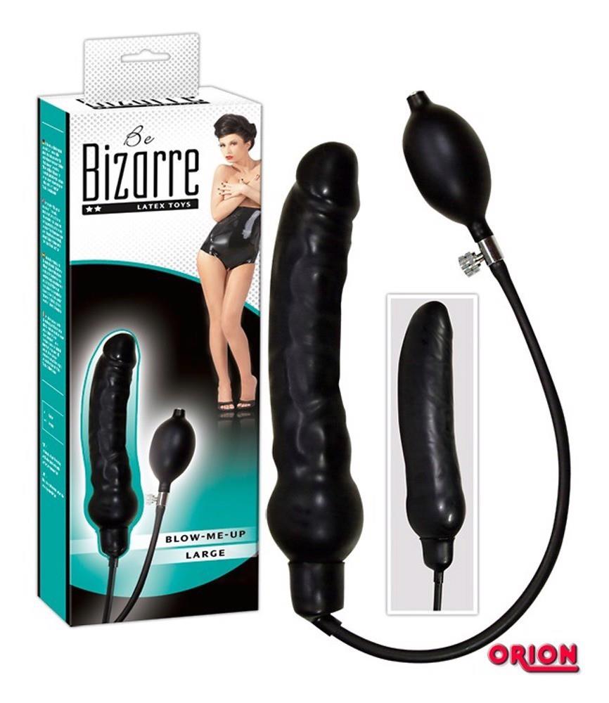 Dildo Blow Me Up – nadmuchiwane, lateksowe, 25 cm — zdjęcie 4