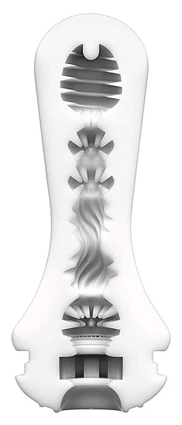 Masturbator Tenga Flex Rocky Black – skręcana powłoka, 16,5 cm — zdjęcie 2