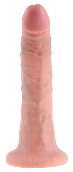 Dildo 7 inch Flesh – realistyczne, z przyssawką — zdjęcie 3