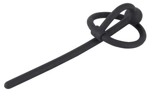 Dylator z pierścieniem na żołądź Piss Play – pusty, 12 cm — zdjęcie 2