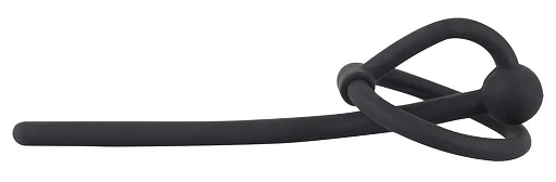 Dylator z pierścieniem na żołądź Piss Play – pusty, 12 cm — zdjęcie 3